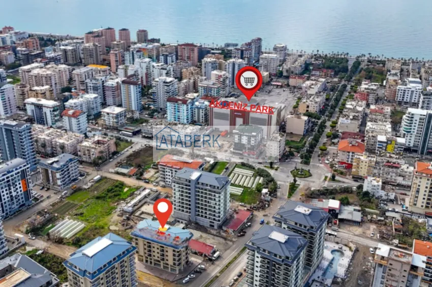 Apartamenty z jedną sypialnią w nowym kompleksie — Alanya, centrum Mahmutlar 1 