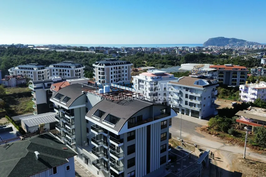 Przestronny dwupoziomowy penthouse z panoramicznym widokiem na góry — Alanya, Górna Oba 2 