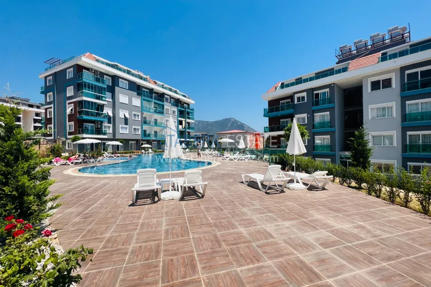 Umeblowane mieszkanie w rezydencji segmentu komfortowego — Alanya, dzielnica Oba 6 