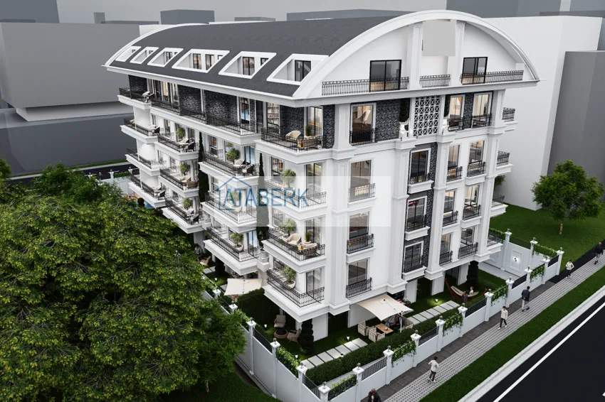Inwestowanie w centrum Alanyi: opłacalny projekt rezydencji 250 metrów od plaży Cleopatra 2 