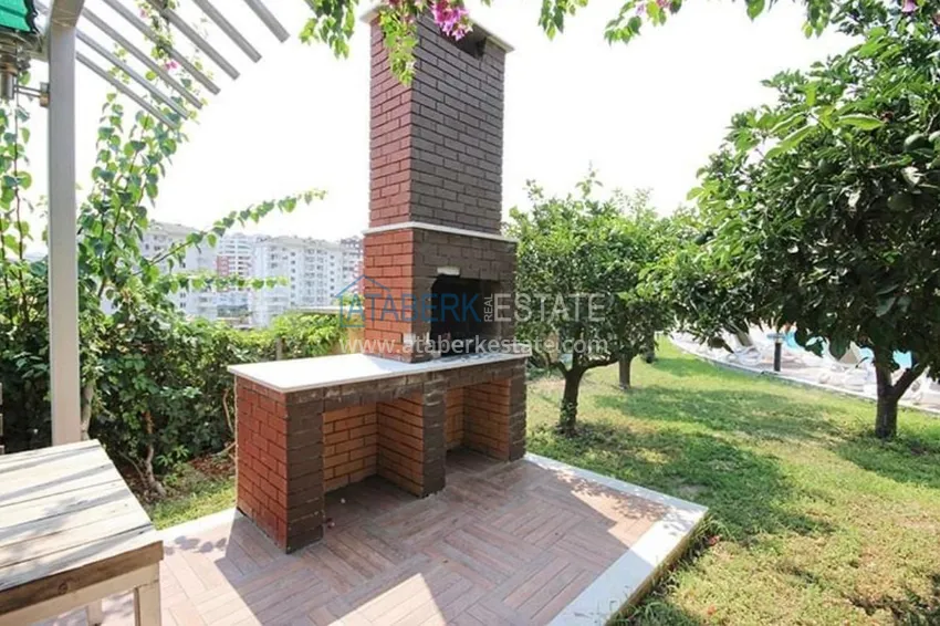 Jednopokojowy apartament z meblami, 80 m², odpowiedni na zezwolenie na pobyt — Alanya, Cikcilli 22 