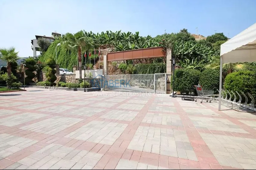 Jednopokojowy apartament z meblami, 80 m², odpowiedni na zezwolenie na pobyt — Alanya, Cikcilli 24 