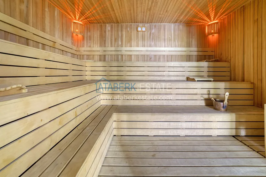 Panoramiczny penthouse duplex 4+1 z ratami - Alanya, dzielnica Konakli. Nadaje się do zezwolenia na pobyt 22 