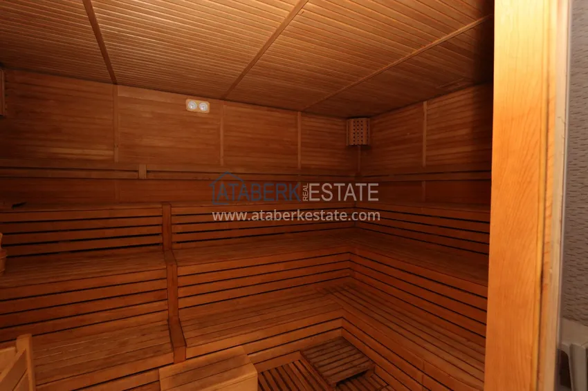 Dwupoziomowy penthouse 3+1 z otwartymi widokami w prestiżowym kompleksie Cikcilli — odpowiedni do uzyskania zezwolenia na pobyt 26 