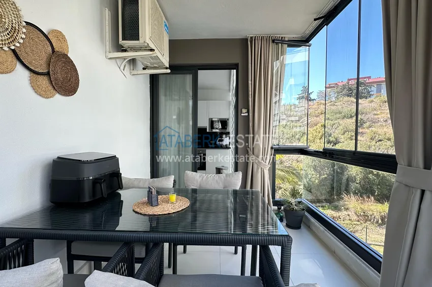 Kupuj  Mieszkanie liniowe 3+1 z meblami w elitarnej rezydencji — Alanya, dzielnica Kestel  30 