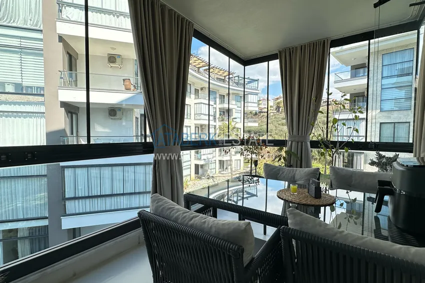 Kupuj  Mieszkanie liniowe 3+1 z meblami w elitarnej rezydencji — Alanya, dzielnica Kestel  32 