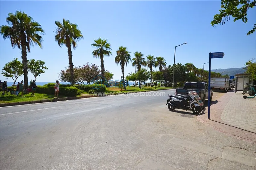Odnowiony apartament 2+1 z nowymi meblami i widokiem na morze - centrum Alanyi, 1 wybrzeże, plaża Kleopatra 7 