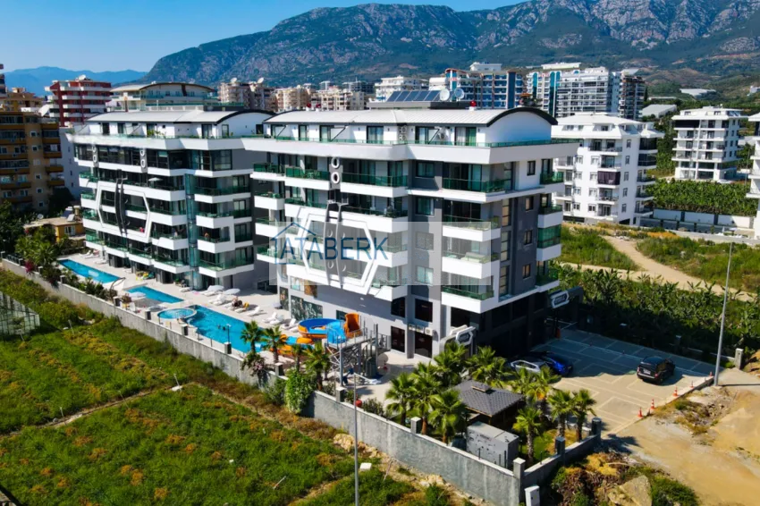 Apartament 2+1 w nowym osiedlu mieszkalnym z prywatną plażą. Powiat Kargicak, Alanya 2 