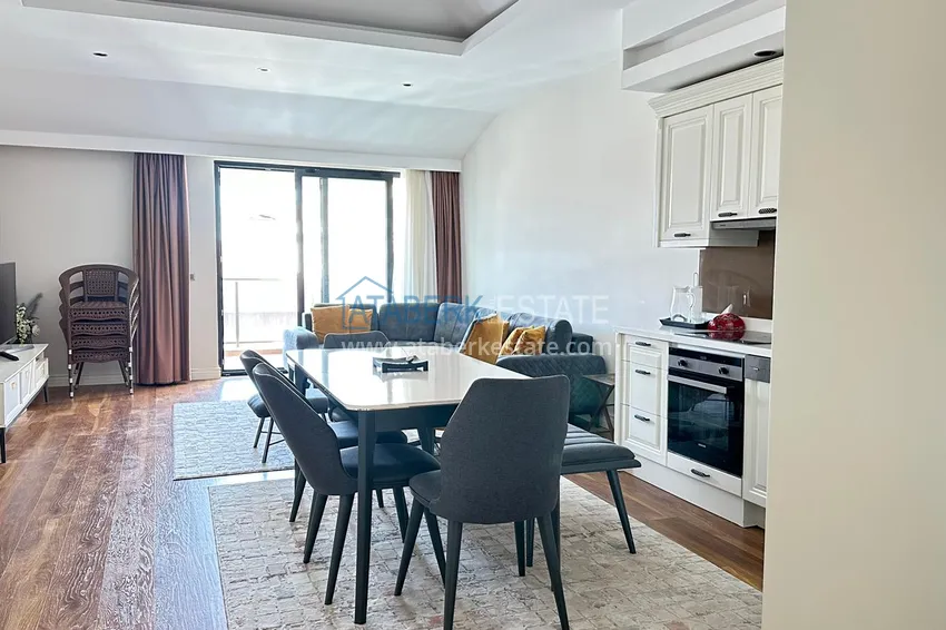 Kupuj  Umeblowany penthouse 2+1 z widokiem na morze - Alanya, Kestel, pierwsza linia brzegowa 2 