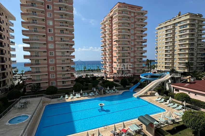Dwupokojowy apartament z panoramicznym widokiem na morze - Mahmutlar, pierwsza linia brzegowa 2 