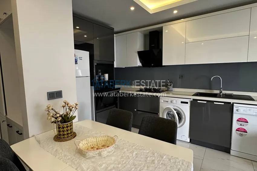 Kupuj  Przytulny apartament z jedną sypialnią z meblami w kompleksie butikowym — centrum Alanyi 3 