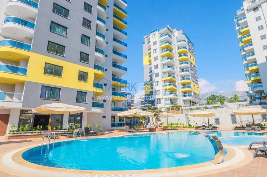 Pilna sprzedaż! Mieszkanie pod klucz z jedną sypialnią od właściciela — Alanya, Mahmutlar 2 