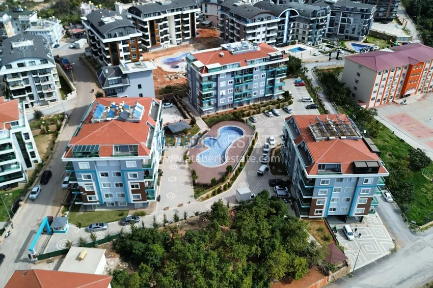 Umeblowane mieszkanie w rezydencji segmentu komfortowego — Alanya, dzielnica Oba 2 