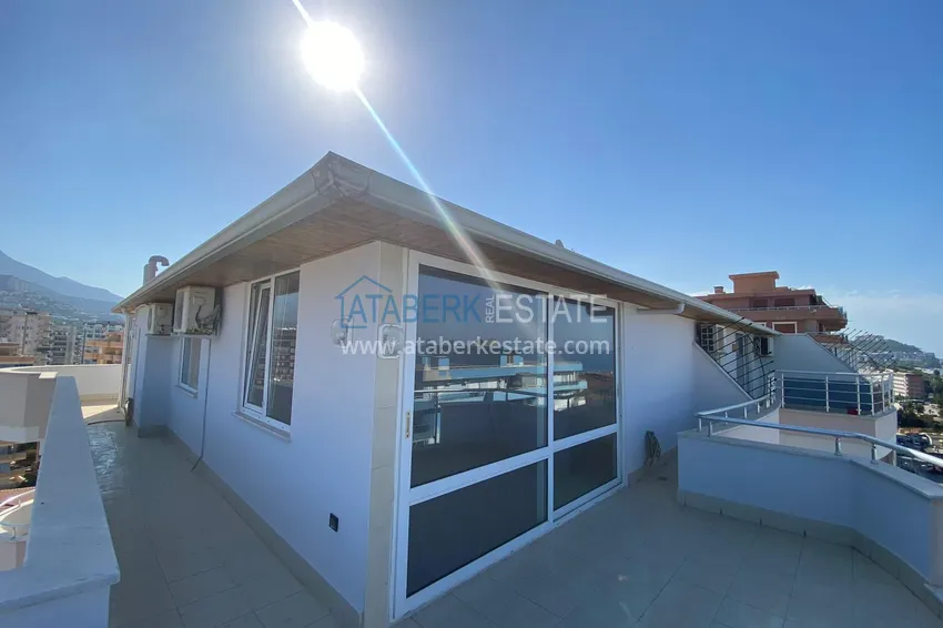 Kupuj  Przestronny dwupoziomowy penthouse 3+1 z panoramicznym widokiem na morze i góry — Mahmutlar, Alanya 43 