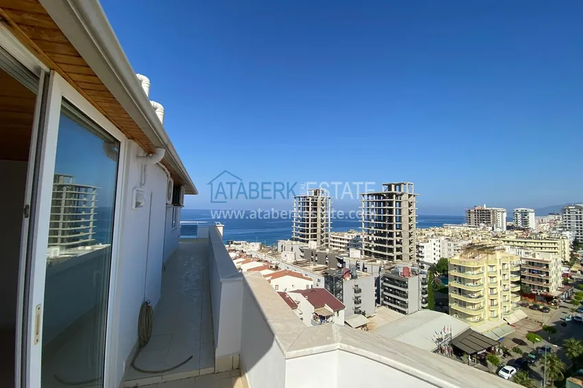 Kupuj  Przestronny dwupoziomowy penthouse 3+1 z panoramicznym widokiem na morze i góry — Mahmutlar, Alanya 44 