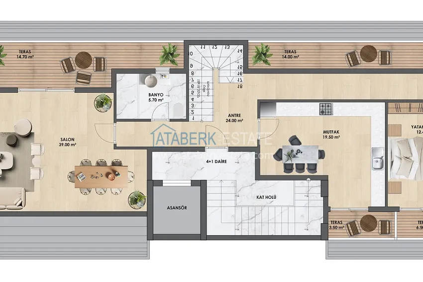 Kupuj taniej Nowy projekt w centrum Alanyi - plaża Kleopatra. Płynny składnik aktywów inwestycyjnych z perspektywą wzrostu wartości 10 