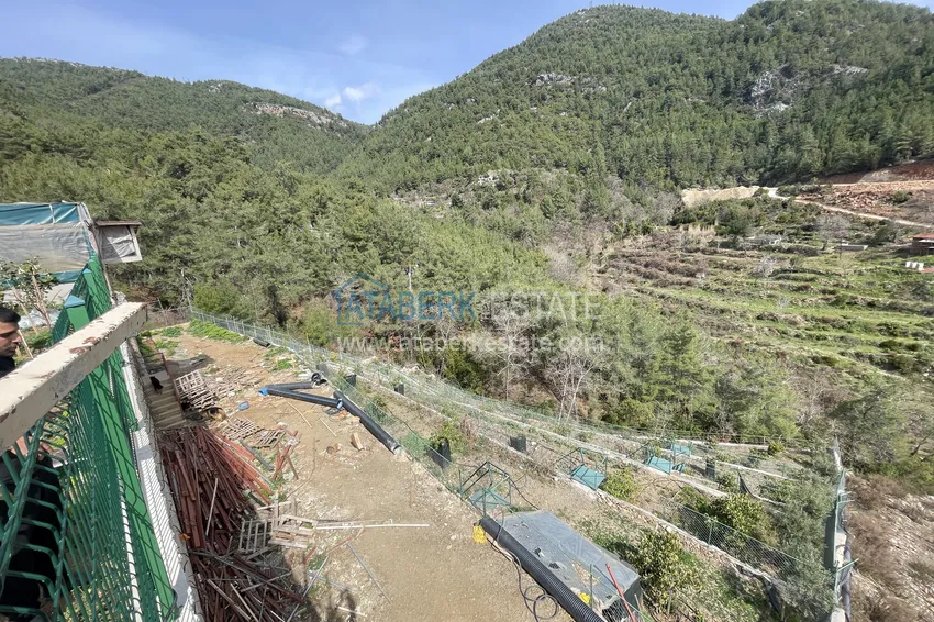 Prywatna willa 10+2 z ogrodem z awokado i panoramicznym widokiem w Tepe, Alanya - odpowiednia na zezwolenie na pobyt i obywatelstwo 3 