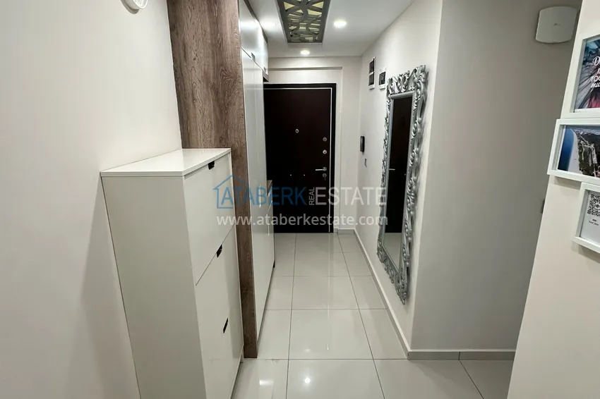 Kupuj  Dwupokojowy apartament z meblami i przeszklonymi balkonami w Konyaalti, Liman - 600 m do plaży 3 