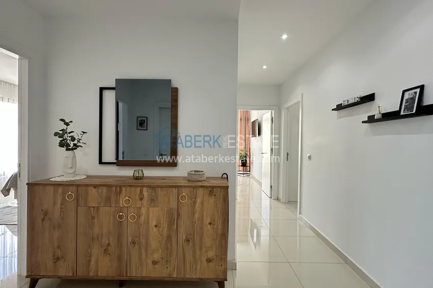 Kupuj  Mieszkanie liniowe 3+1 z meblami w elitarnej rezydencji — Alanya, dzielnica Kestel  4 