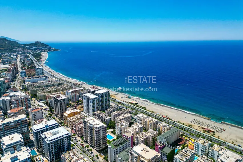 Apartament z dwiema sypialniami i meblami przy plaży — Alanya, dzielnica Mahmutlar  3 