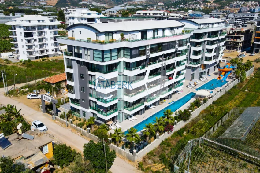 Apartament 2+1 z meblami i widokiem na morze w Alanyi, dzielnica Kargicak - nadaje się do obywatelstwa 3 