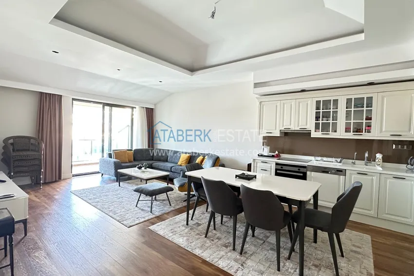 Kupuj  Umeblowany penthouse 2+1 z widokiem na morze - Alanya, Kestel, pierwsza linia brzegowa 3 