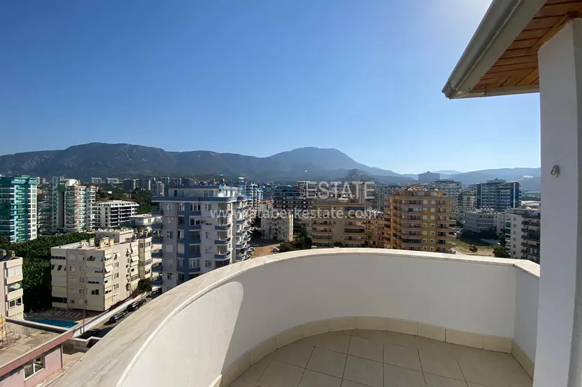 Kupuj  Przestronny dwupoziomowy penthouse 3+1 z panoramicznym widokiem na morze i góry — Mahmutlar, Alanya 46 
