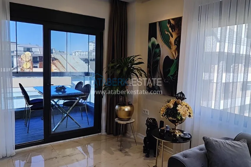 Kupuj  Dwupoziomowy penthouse z meblami i widokiem w Oba, Alanya 4 