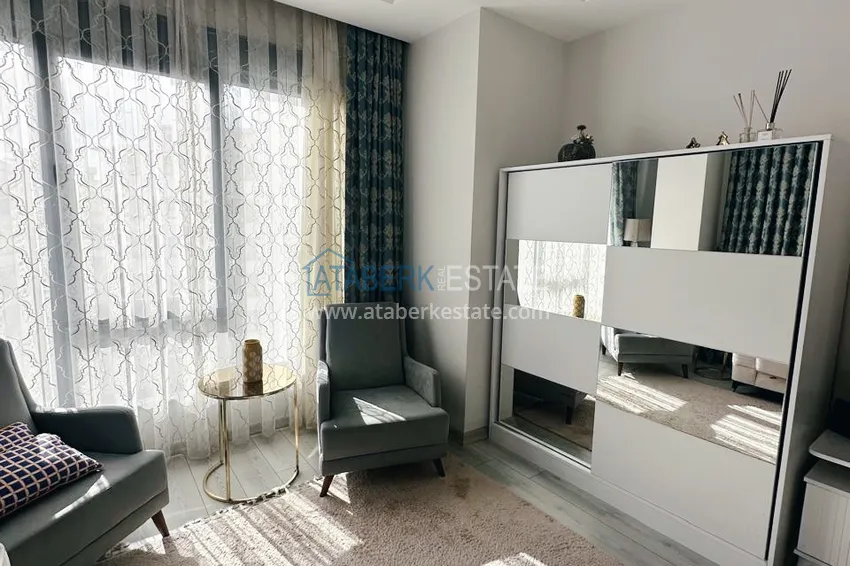 Kupuj  Apartament 2+1 z meblami, oddzielną kuchnią i widokiem na góry - Centrum Alanya  4 
