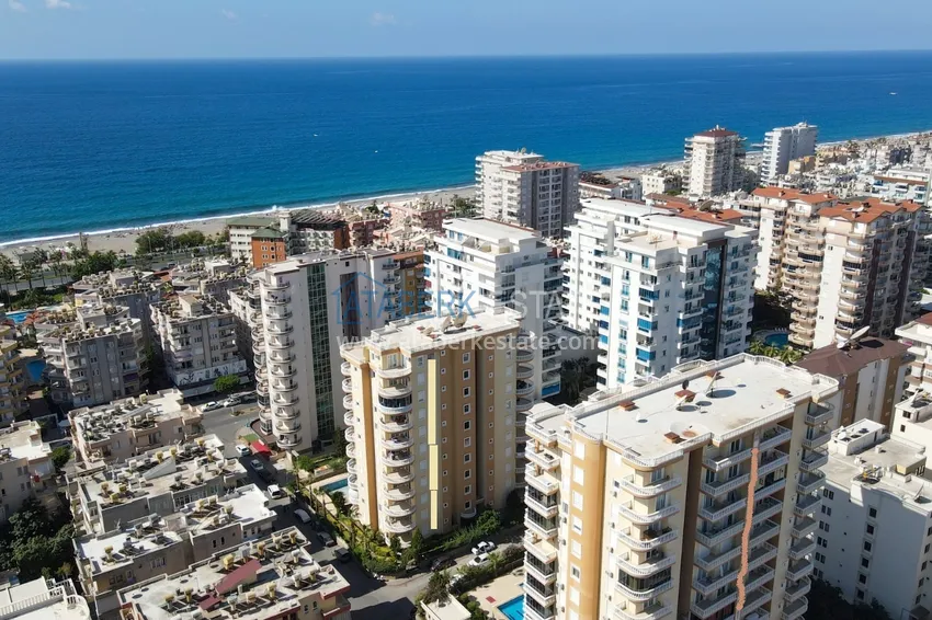 Apartament z dwiema sypialniami z meblami i widokiem na morze — Alanya, Mahmutlar, Wtorek Market District 4 