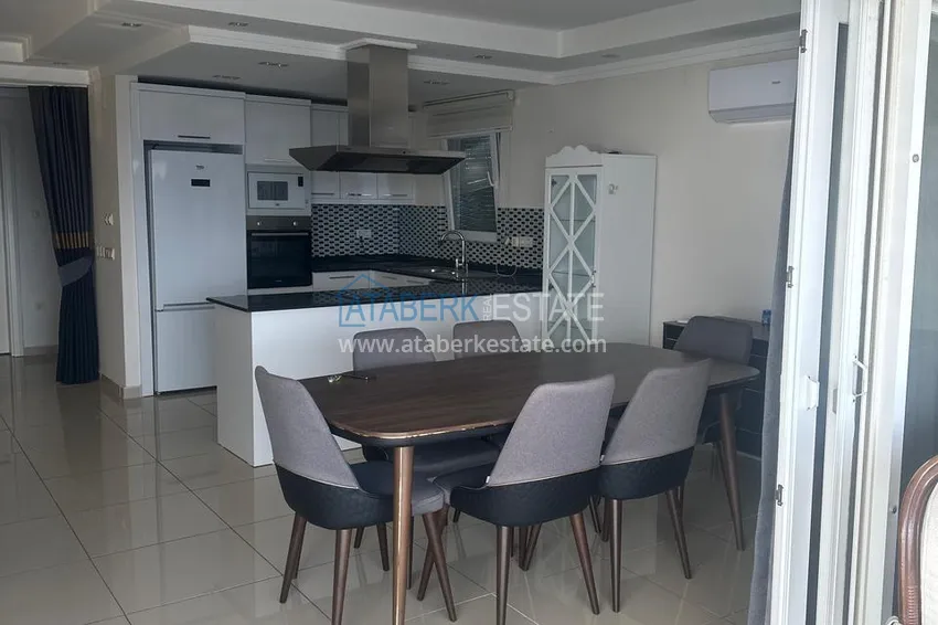Kupuj  Panoramiczny penthouse duplex 4+1 z ratami - Alanya, dzielnica Konakli. Nadaje się do zezwolenia na pobyt 4 