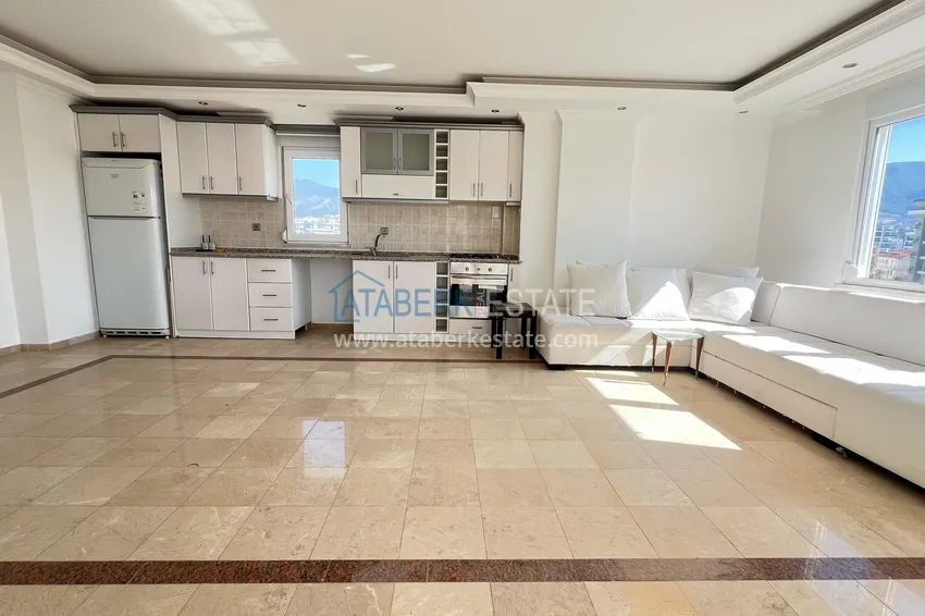 Kupuj  Trzypokojowy penthouse z widokiem na morze i góry — Tosmur, pierwsza linia brzegowa 4 
