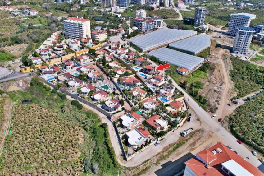 Dwupiętrowa wolnostojąca willa w kompleksie domków letniskowych — Alanya, dzielnica Mahmutlar 6 