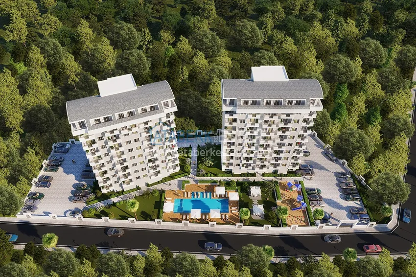 Projekt inwestycyjny z gwarantowanym czynszem w Payallar, Alanya — apartamenty z możliwością uzyskania zezwolenia na pobyt i obywatelstwo 6 