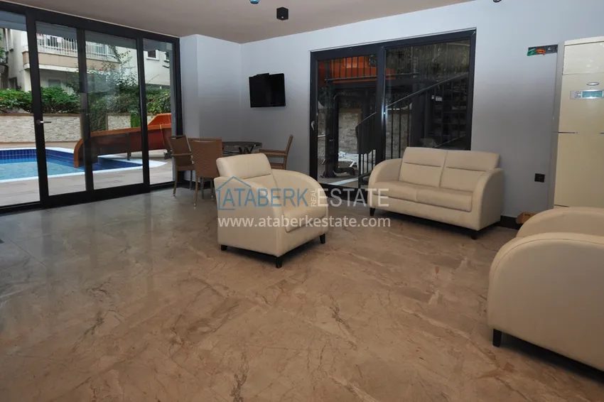 Apartament 1+1 w centrum Alanyi z pięknym wykończeniem - plaża Keykubat  5 