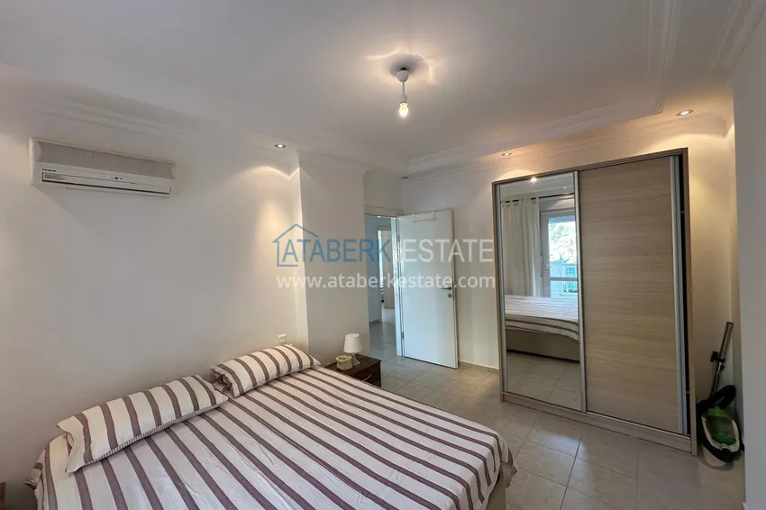 Kupuj  Umeblowany apartament 2+1 z widokiem na morze, odpowiedni na zezwolenie na pobyt - centrum Alanyi, plaża Kleopatra 5 
