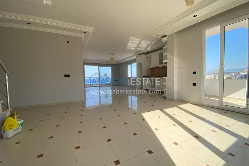 Kupuj  Przestronny dwupoziomowy penthouse 3+1 z panoramicznym widokiem na morze i góry — Mahmutlar, Alanya 5 