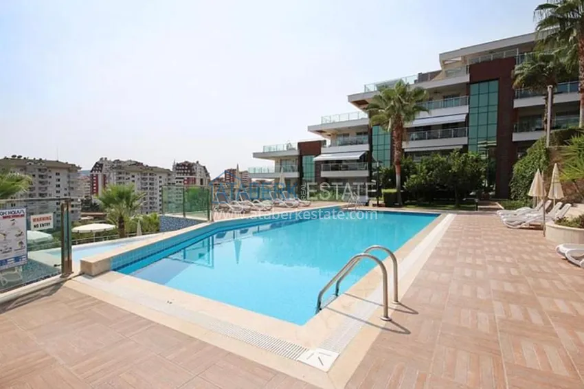 Jednopokojowy apartament z meblami, 80 m², odpowiedni na zezwolenie na pobyt — Alanya, Cikcilli 5 