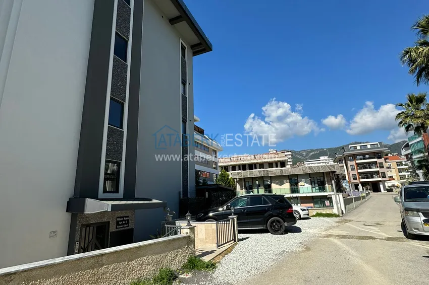 Dwupoziomowy penthouse z meblami i widokiem w Oba, Alanya 5 