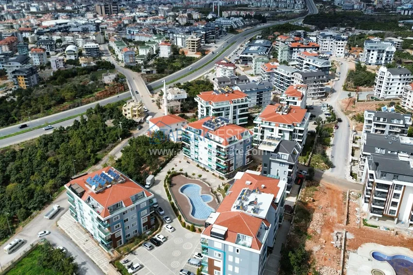 Umeblowane mieszkanie w rezydencji segmentu komfortowego — Alanya, dzielnica Oba 5 