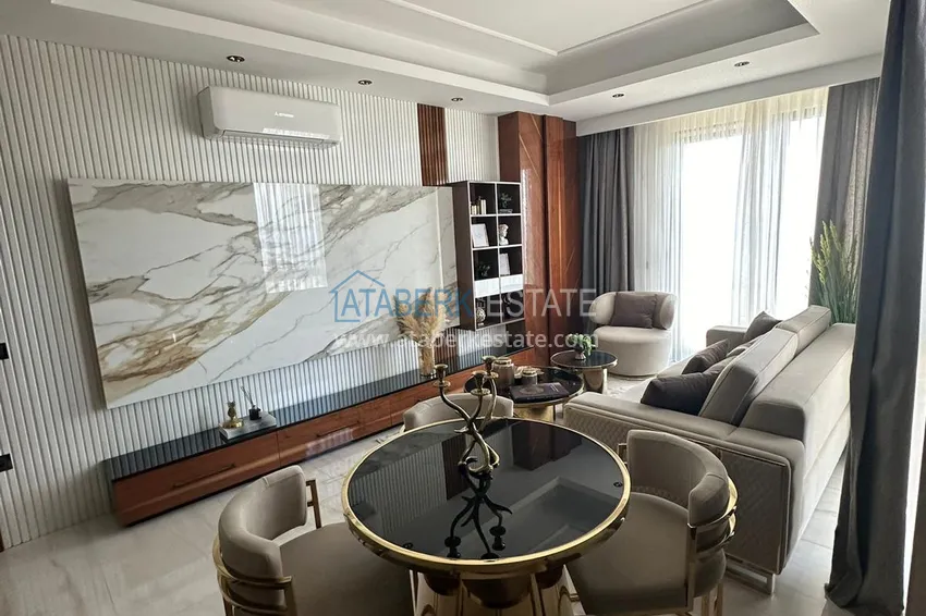 Kupuj  Apartament z dwiema sypialniami i widokiem na morze, pierwszy apartament na wybrzeżu - Alanya, dzielnica Mahmutlar 5 
