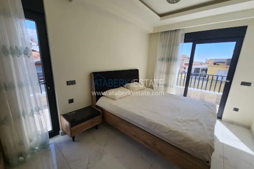 Kupuj  Umeblowany dwupoziomowy penthouse zaledwie 200 metrów od plaży Cleopatra - Centrum Alanya 6 