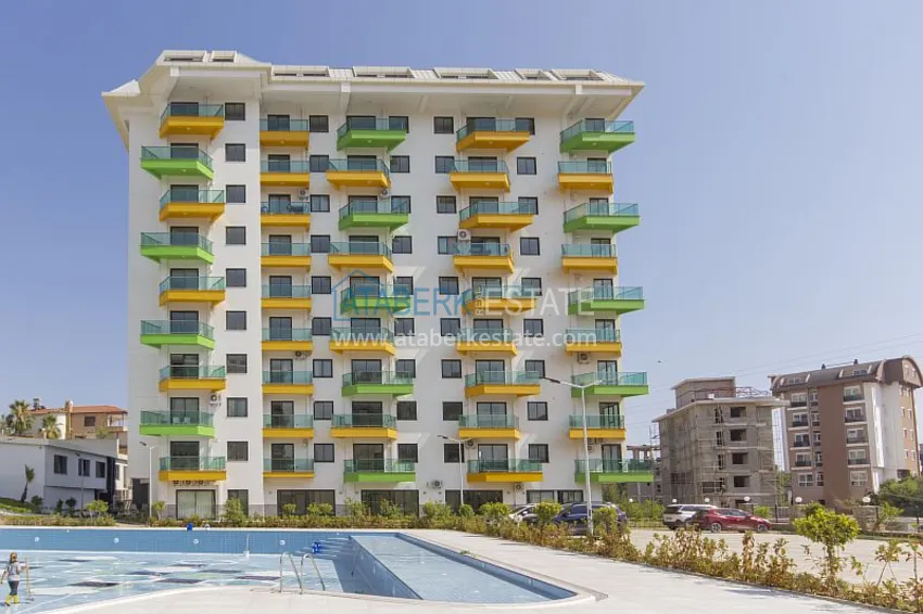 Jednopokojowe mieszkanie w nowym kompleksie - Alanya, dzielnica Avsallar 6 