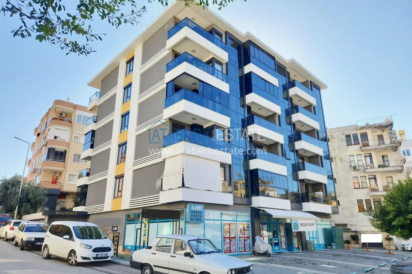 Przytulny apartament z jedną sypialnią z meblami w kompleksie butikowym — centrum Alanyi 6 