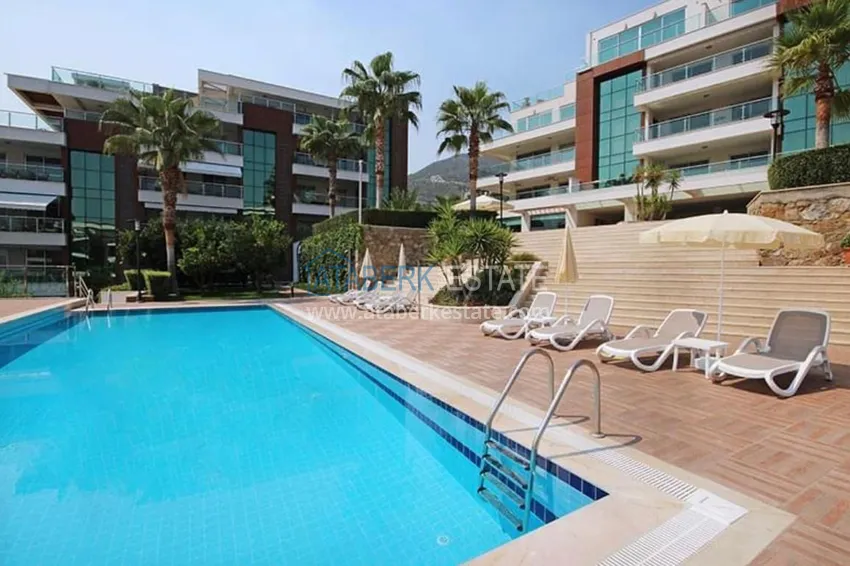 Jednopokojowy apartament z meblami, 80 m², odpowiedni na zezwolenie na pobyt — Alanya, Cikcilli 6 