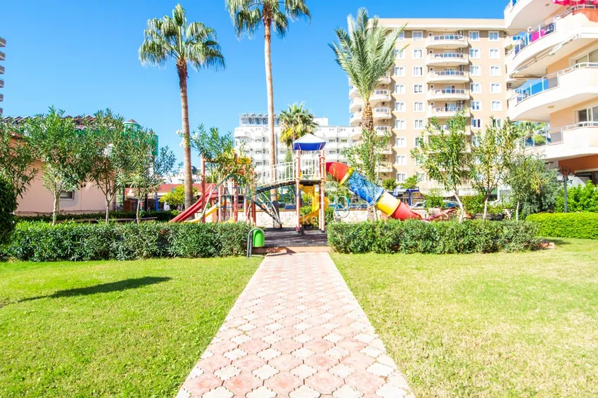 Dwupokojowy apartament z panoramicznym widokiem na morze - Mahmutlar, pierwsza linia brzegowa 6 