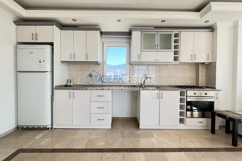 Kupuj  Trzypokojowy penthouse z widokiem na morze i góry — Tosmur, pierwsza linia brzegowa 6 