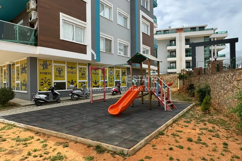 Umeblowane mieszkanie w rezydencji segmentu komfortowego — Alanya, dzielnica Oba 12 