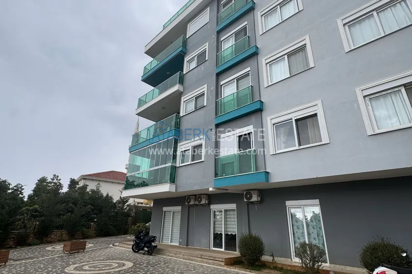 Umeblowane mieszkanie w rezydencji segmentu komfortowego — Alanya, dzielnica Oba 15 