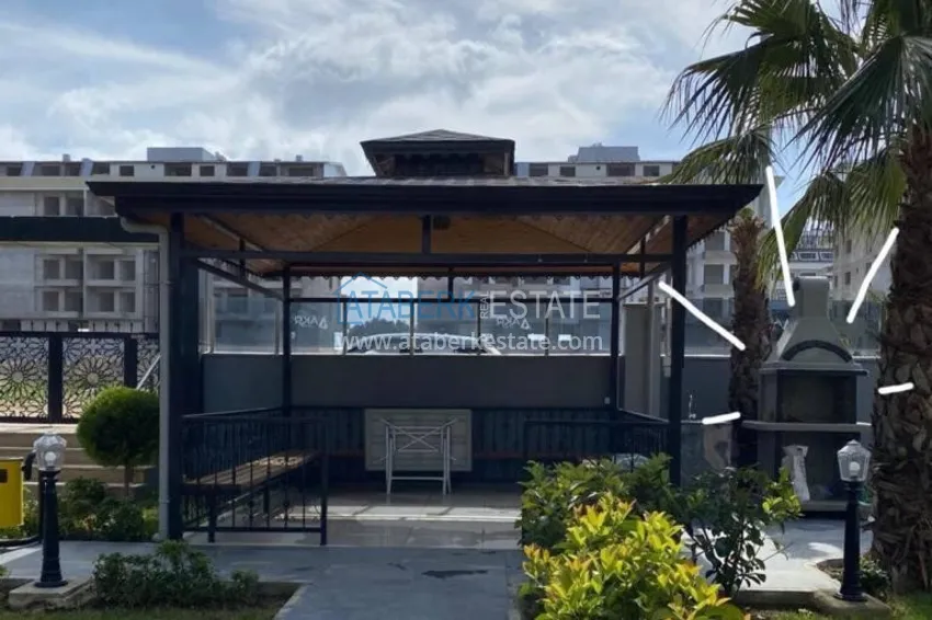 Duplex ogrodowy z nowoczesnym wnętrzem w kompleksie z infrastrukturą - Kargicak, Alanya 6 